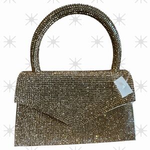 Glittery Gold Mini Handbag